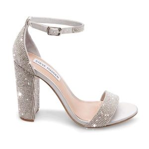 Steve Madden Carrson Crystal Block Heels
